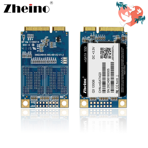 Zheino Msata SSD 64 ГБ 120 ГБ 240 480 1 ТБ SSD TLC SATAII MLC Внутренний твердотельный диск для ноутбука мини Планшетные ПК ► Фото 1/6