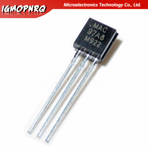 50 шт. MAC97A8 97A8 TO-92 Triacs T .6A 600V TRIAC новый оригинальный ► Фото 1/1