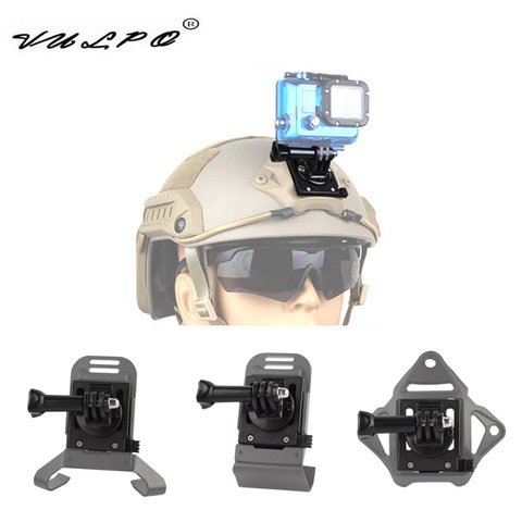 Тактический адаптер для шлема VULPO FAST/MICH/NVG/M88, фиксированное Крепление для камеры Gopro HD Hero, аксессуары для шлема ► Фото 1/6