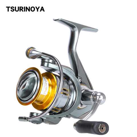 TSURINOYA катушка рыбалки FS 800 1000 2000 3000 5,2: 1 9 + 1BB для Пресноводной форели, морской рыбалки, спиннинговая катушка для приманки ► Фото 1/5