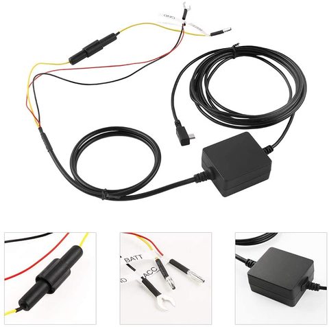 Dash Cam Hardwire Kit для Garmin Parking Mode силовой кабель для Dash Cam 45 55 65W mini 010-12530-03 ► Фото 1/5