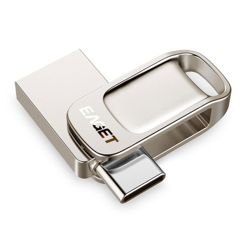 EAGET CU31 USB флеш-накопитель 32 Гб OTG металлический USB 3,0 ручка-накопитель 64 Гб Тип C3.1 высокоскоростная Флешка мини Флешка карта памяти ► Фото 1/6