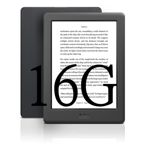 Электронная книга Kobo GloHD 300ppi, электронная книга e-ink, 6 дюймов, электронная книга N437, HD экран 1448x1072, электронная книга, 4/16 ГБ, Wi-Fi ► Фото 1/6