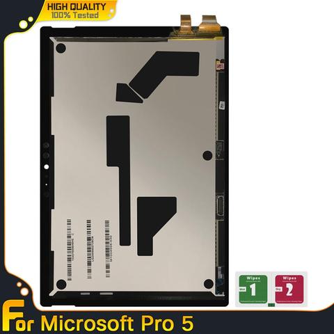 ЖК-дисплей для Microsoft Surface Pro 5/Pro 6 кодирующий преобразователь сенсорного экрана в сборе Замена для Microsoft Pro 5 1796 LP123WQ1(SP) ► Фото 1/6