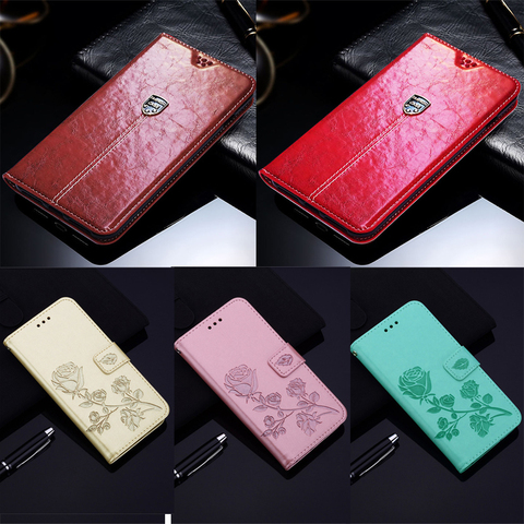 Чехол-бумажник для Xiaomi Redmi Note 7 8 6 pro 7S 8T Y3 6A, новый кожаный защитный чехол-книжка высокого качества с поддержкой телефона ► Фото 1/6
