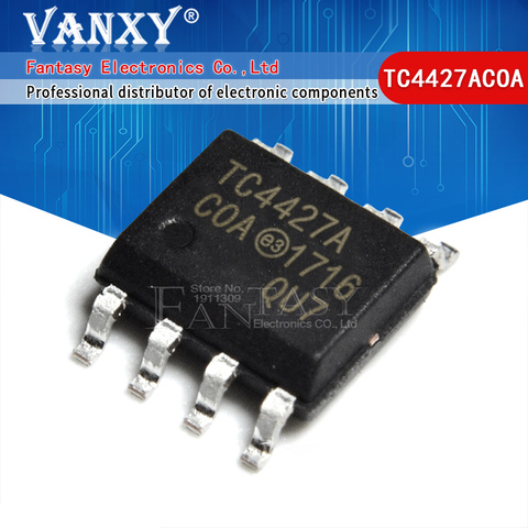 Новинка, оригинальный драйвер MOSFET TC4427AEOA tc4427aw SOP-8 TC4427 SOP TC4427AEOA TC4427A, 10 шт. ► Фото 1/4