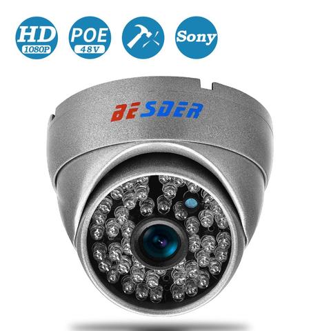 BESDER 1080P SONY STARVIS IP камера ночного видения H.265 металлический корпус CCTV домашняя камера безопасности 2MP IMX 307 камера ONVIF 2,0 XMEye ► Фото 1/6
