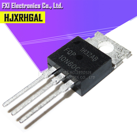 10 шт. FQP10N60C 10N60C-220 10N60 TO220 MOSFET новый оригинальный транзистор ► Фото 1/2