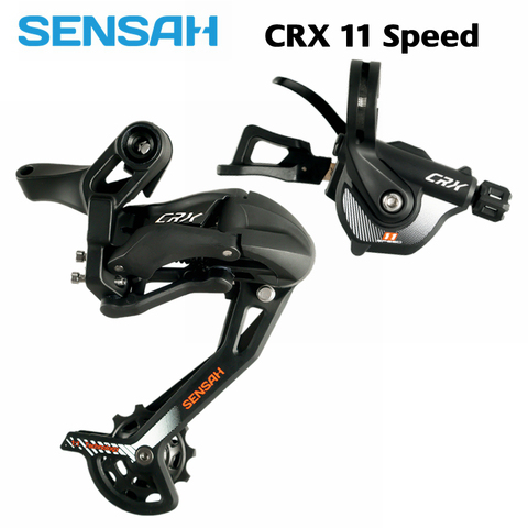 SENSAH Groupset SENSAH CRX 1x11 скорость триггерный переключатель передач задние переключатели 11 s для горного велосипеда, совместимы с M7000 M8000, 11-46T ► Фото 1/6