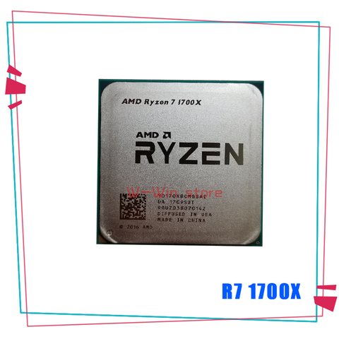 Восьмиядерный процессор AMD Ryzen 7 1700X R7 1700X R7 PRO 1700X 3,4 ГГц YD170XBCM88AE YD17XBBAM88AE разъем AM4 без охладителя ► Фото 1/2
