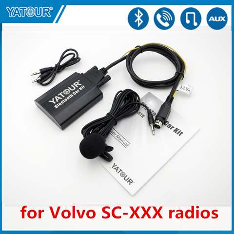 Yatour Автомобильный Bluetooth AUX Mp3 плеер для Volvo SC-XXX радио SC700 SC800 SC801 SC802 SC805 Mp3 плеер CD-адаптер YTBTK ► Фото 1/6