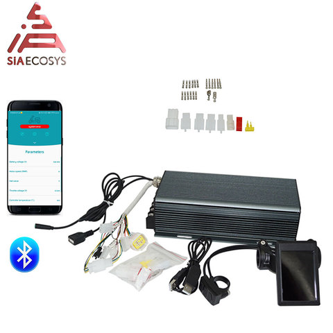 Комплект контроллеров двигателя Sabvoton 72100 72150 72200 SVMC series PAS с H6 TFT дисплеем и bluetooth адаптером ► Фото 1/6