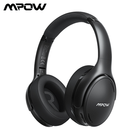 Беспроводные наушники Mpow H19 IPO, шумоподавляющие наушники ANC, HiFi стерео Bluetooth 5,0, гарнитура с 30-часовым воспроизведением для Iphone 11 ► Фото 1/6