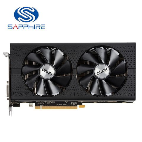 Не майнинга сапфир RX 480 4GD5 Графика карты RX480 2304sp 256Bit GDDR5 видеокарта AMD Radeon RX 480 4G деталь нитро-двигателя Himoto Redcat DP HDMI б/у ► Фото 1/6