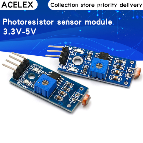 LM393 4-контактный оптический чувствительный датчик сопротивления светочувствительный модуль для arduino DIY Kit ► Фото 1/6