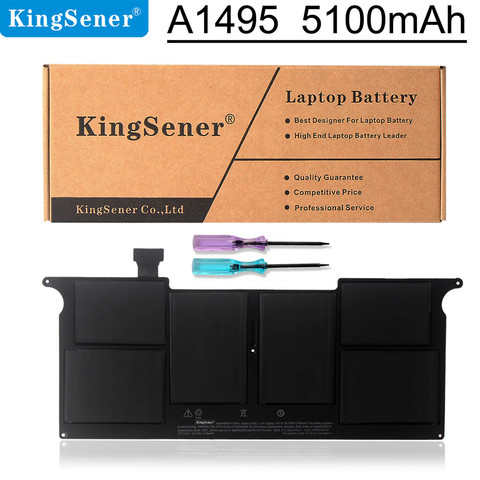 Аккумулятор KingSener A1495 для ноутбука Apple, для Apple MacBook Air 11 дюймов, A1465(2013), MD711LL, A MD711, A MD712, A MD711, B MD712, B 020-8084-A ► Фото 1/6