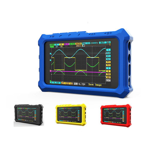 Новый портативный 4-канальный 100 мкс/с Nano DSO DSO213 DS213 цифровой осциллограф с ЖК-дисплеем ► Фото 1/6