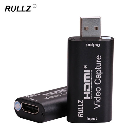 Оригинальная карта захвата Rullz 4K HDMI, устройство захвата игр USB 1080P для записи видео, ПК, телефона на Android, потокового вещания в прямом эфире ► Фото 1/6