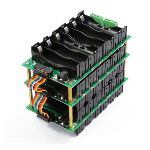 24V 6S Power Wall 18650 Батарейный блок 6S BMS Li-Ion литиевая 18650 батарея держатель BMS PCB DIY Ebike солнечная батарея 6S батарейный блок ► Фото 1/6