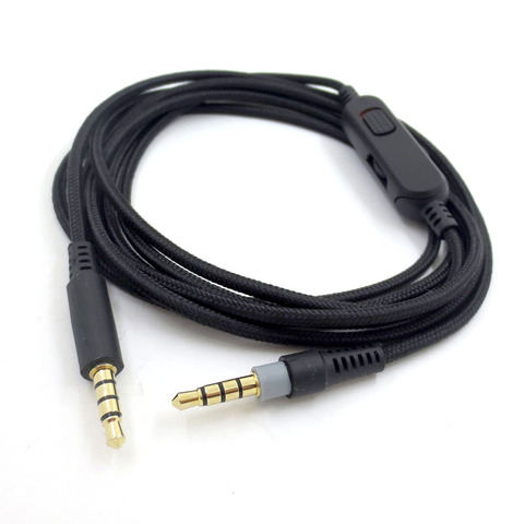 Сменный кабель для игровых гарнитур HyperX Cloud и Cloud Alpha, микрофон, удаленный аудиокабель высокого качества ► Фото 1/6