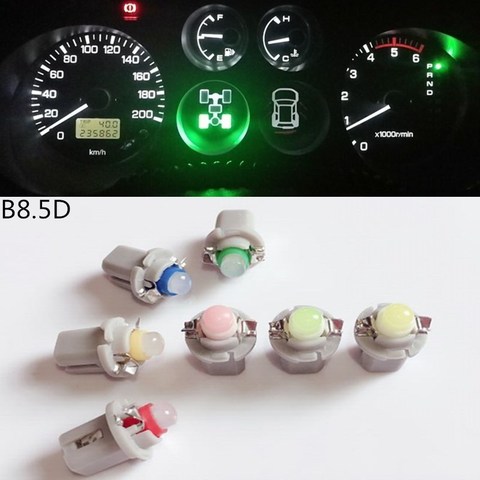 10 шт. инструментальный светильник bT5 B8.5D B8.5 SMD llevo la luz del coche automoviles diodo emisor de luz de instrumento tablero bombil ► Фото 1/6