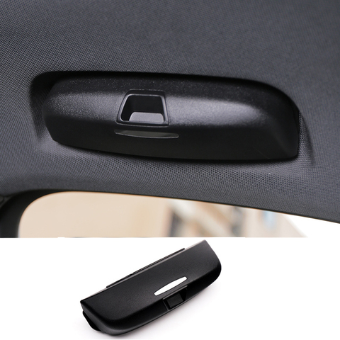 Черный Чехол для очков с ручкой на крышу автомобиля, держатель для солнцезащитных очков для Audi A3 8V A4 B8 B9 Q3 Q5 ► Фото 1/5