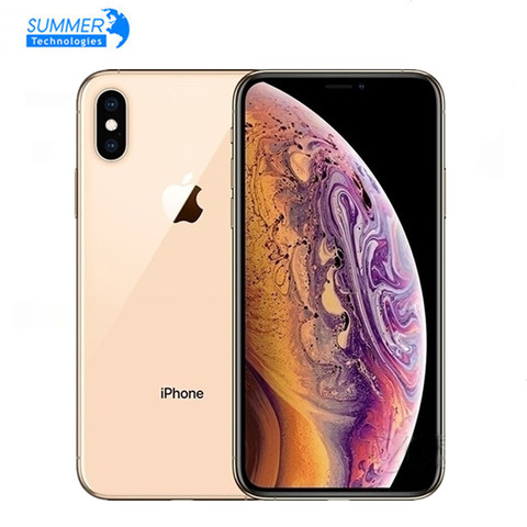 Разблокированный оригинальный Смартфон Apple iPhone XS, распознавание лица, NFC, шестиядерный Apple Pay, 5,8 дюйма ► Фото 1/5