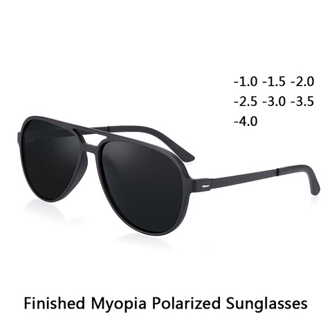 Поляризационные солнцезащитные очки для близорукости, модные солнцезащитные очки для мужчин и женщин, 1,0-1,5-2,0-2,5-3,0-3,5-4,0 ► Фото 1/6