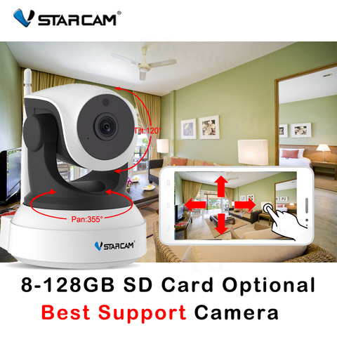 Vstarcam C7824WIP HD WIFI IP камера 720P ночное видение домашняя камера безопасности Беспроводная P2P домашняя IR камера PTZ IP камера аудио ONVIF ► Фото 1/6