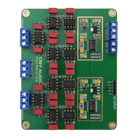 Hi-Fi параллельный PCM1794A DAC аудио декодер, собранная плата 24 бит 192 кГц ► Фото 1/6