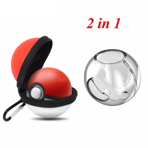 ZOMTOP носить чехол для Poke Ball Plus контроллер защитный жесткий Портативный путешествия Pokeball чехол сумка для Nintendo Switch ► Фото 1/6