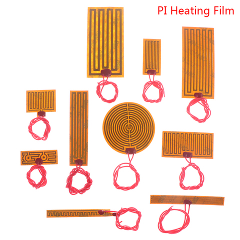 5/12/24 в PI нагревательная пленка, полиимидная электрическая нагревательная панель, клейкая поверхность ► Фото 1/6