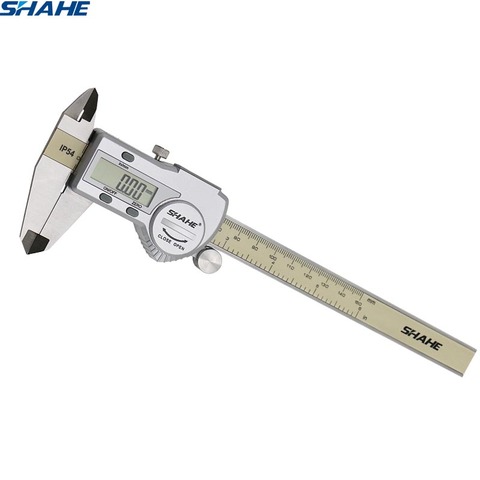 Штангенциркуль shahe 0-150 мм, микрометр, цифровой штангенциркуль IP54, измерительный инструмент, цифровой штангенциркуль 0,01 ► Фото 1/6