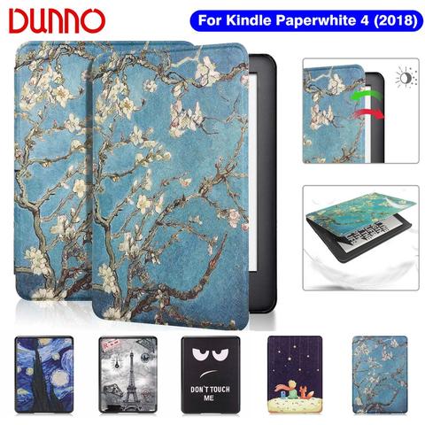 2022 kindle Paperwhite 4 Чехол для Funda Amazon Kindle Paperwhite 10-го поколения защитный чехол флип-чехол для электронной книги ► Фото 1/6