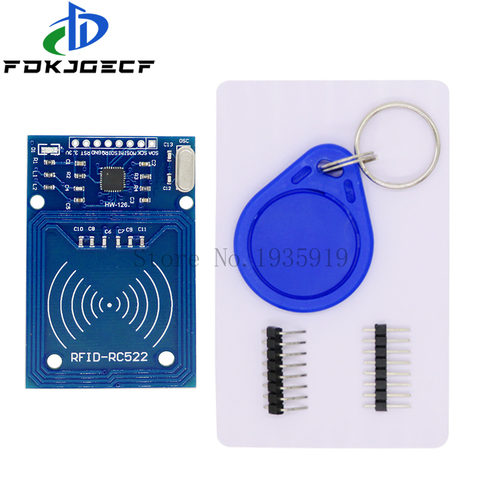 Модуль беспроводной rfid-карты для Arduino, RC522 антенна, ключ IC, SPI, устройство для записи, модуль приближения для карт IC, для Arduino ► Фото 1/2