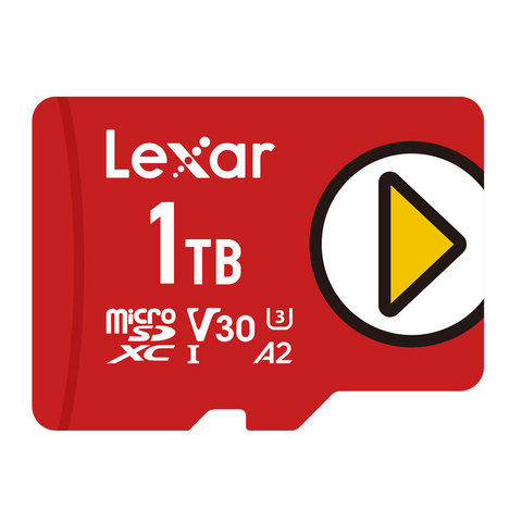 Lexar, новинка, оригинал, Play, 1 ТБ, высокая скорость, A2 U3, 150 МБ/с./с, Micro SD карта, 1 ТБ, SDXC, карта памяти, UHS-I для дрона, Gopro, Спортивная видеокамера ► Фото 1/6