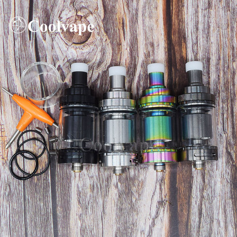 Coolvape сирена V2 GTA MTL RTA Перезаправляемые Атомайзеры емкостью RDTA 2 мл 4,5 22 мм/24 мм Диаметр регулировки воздушного потока rda распылитель ► Фото 1/6