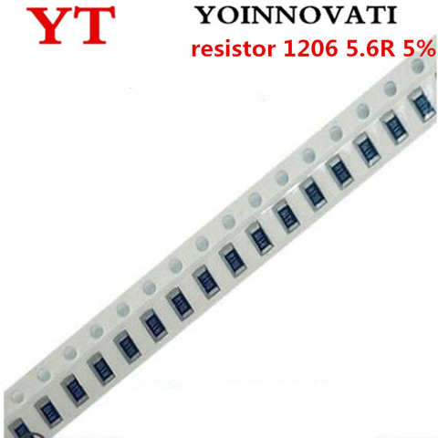 100pcs/SMD 1206 SMD резистор 1206 5.6R 5% ► Фото 1/2