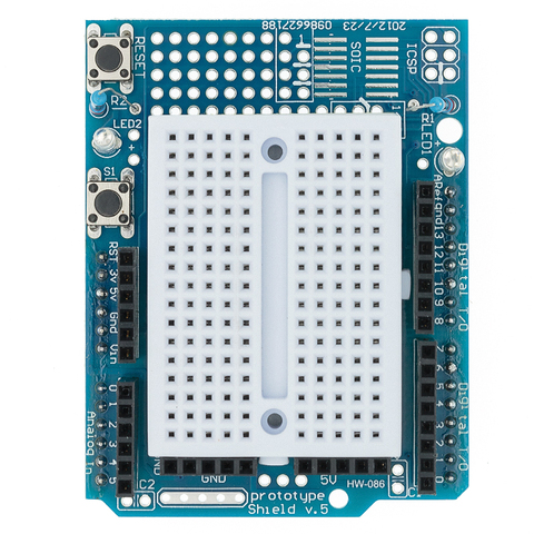 Плата расширения Smart Electronics UNO Proto Shield для прототипов с детской мини макетной платой на основе Arduino UNO протоshield DIY ► Фото 1/6