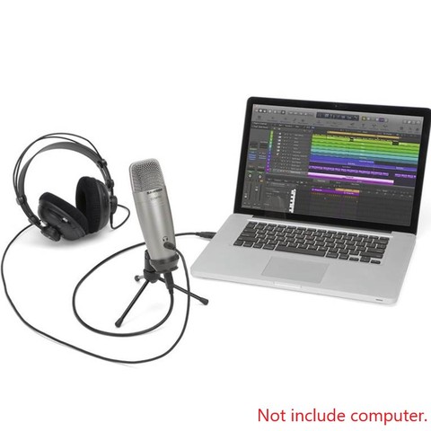Конденсаторный микрофон Samson C01U Pro, студийный USB микрофон для профессионального рекордера, записи голоса, работы ► Фото 1/5