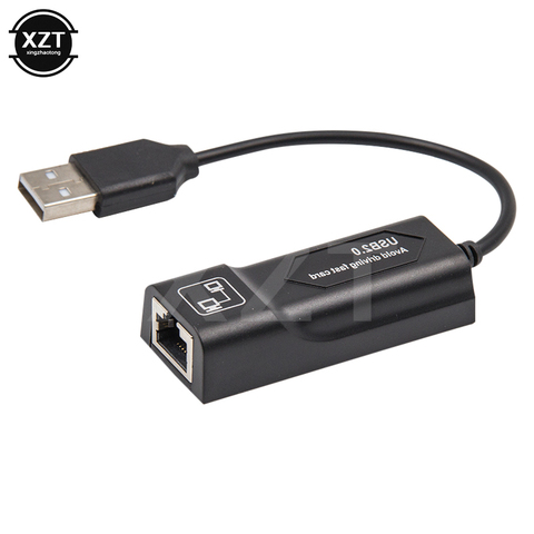 USB 2,0 Ethernet адаптер USB к RJ45 сетевая карта Мини Сетевой Lan адаптер 10/100 Мбит/с для Win 7 8 10 XP Mac PC ноутбук USB RJ45 ► Фото 1/5