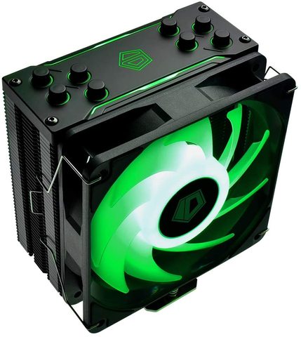 ID-COOLING RGB CPU Cooler AM4 CPU Cooler 4 Heatpipes CPU Air Cooler 120 мм PWM вентилятор воздушного охлаждения для Intel/AMD (SE-224-XT RGB) ► Фото 1/6