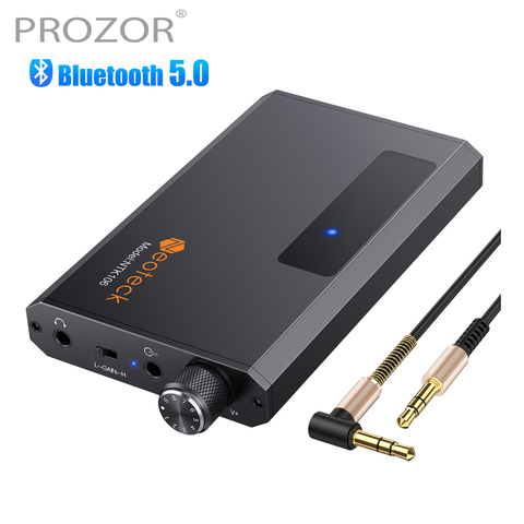PROZOR 16-150Ω HiFi усилитель для наушников с Bluetooth 5,0 ресивером портативный 3,5 мм AUX аудио наушники Amp компоненты для MP3 PC ► Фото 1/6