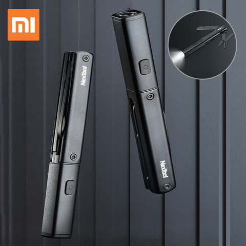 Xiaomi NexTool многофункциональные инструменты 3 в 1 фонарик ножницы нож USB Перезаряжаемый IPX4 водонепроницаемые портативные инструменты для улицы ► Фото 1/6
