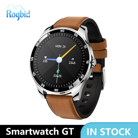 Rogbid Smartwatch GT Новый 2022 сенсорный экран умные часы для мужчин Водонепроницаемый, сделанные по европейским стандартам, с металлической рамкой, ... ► Фото 1/6