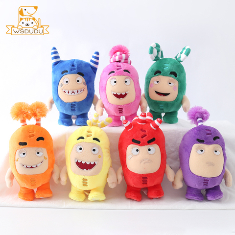 Kawaii Oddbods плавкие пузыри, Newt Pogo Слик, Jeff Bubbles Zee плюшевые игрушки, милые Мультяшные аниме куклы, мягкая подушка, детские подарки ► Фото 1/6