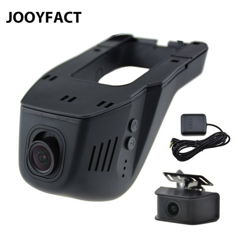 Автомобильный видеорегистратор JOOYFACT A9 с двумя объективами 1080P, видеорегистратор, GPS-регистратор, камера ночного видения Novatek 96675 Sony IMX307 WiFi ► Фото 1/6