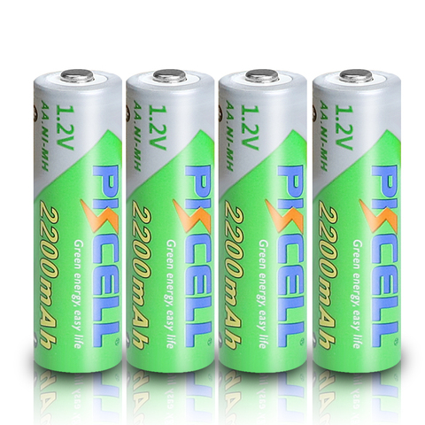 2/4 шт PKCEE 1,2 V 2200mAh AA Аккумуляторная батарея LSD батарея с низким саморазрядом NIMH aa батарея для камеры ► Фото 1/5