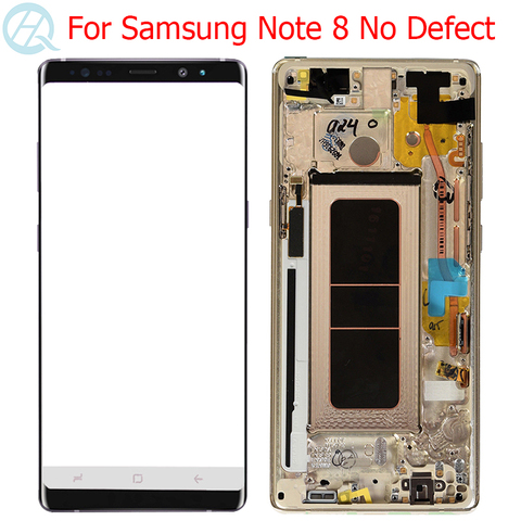 Оригинальный Super AMOLED экран для Samsung Galaxy Note 8 ЖК-дисплей с рамкой Note8 дисплей N950F N950A N950U ЖК-экран без дефектов ► Фото 1/5