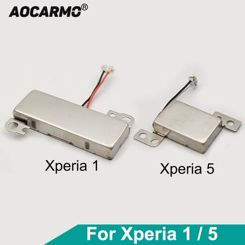 Aocarmo для SONY Xperia 1 / X1 / XZ4 J9110 для Xperia 5 / X5 / J8210 J9210 линейный двигатель вибратор зуммер гибкий кабель Замена ► Фото 1/5